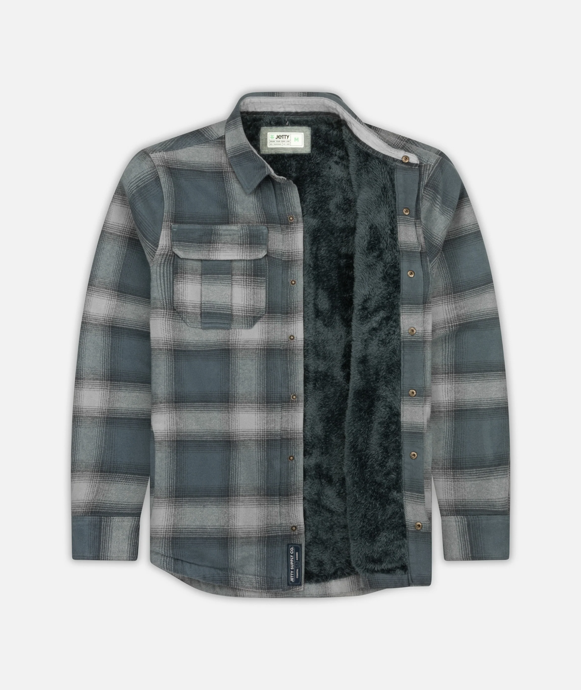 Sherpa Jacket - Grey - Image 2