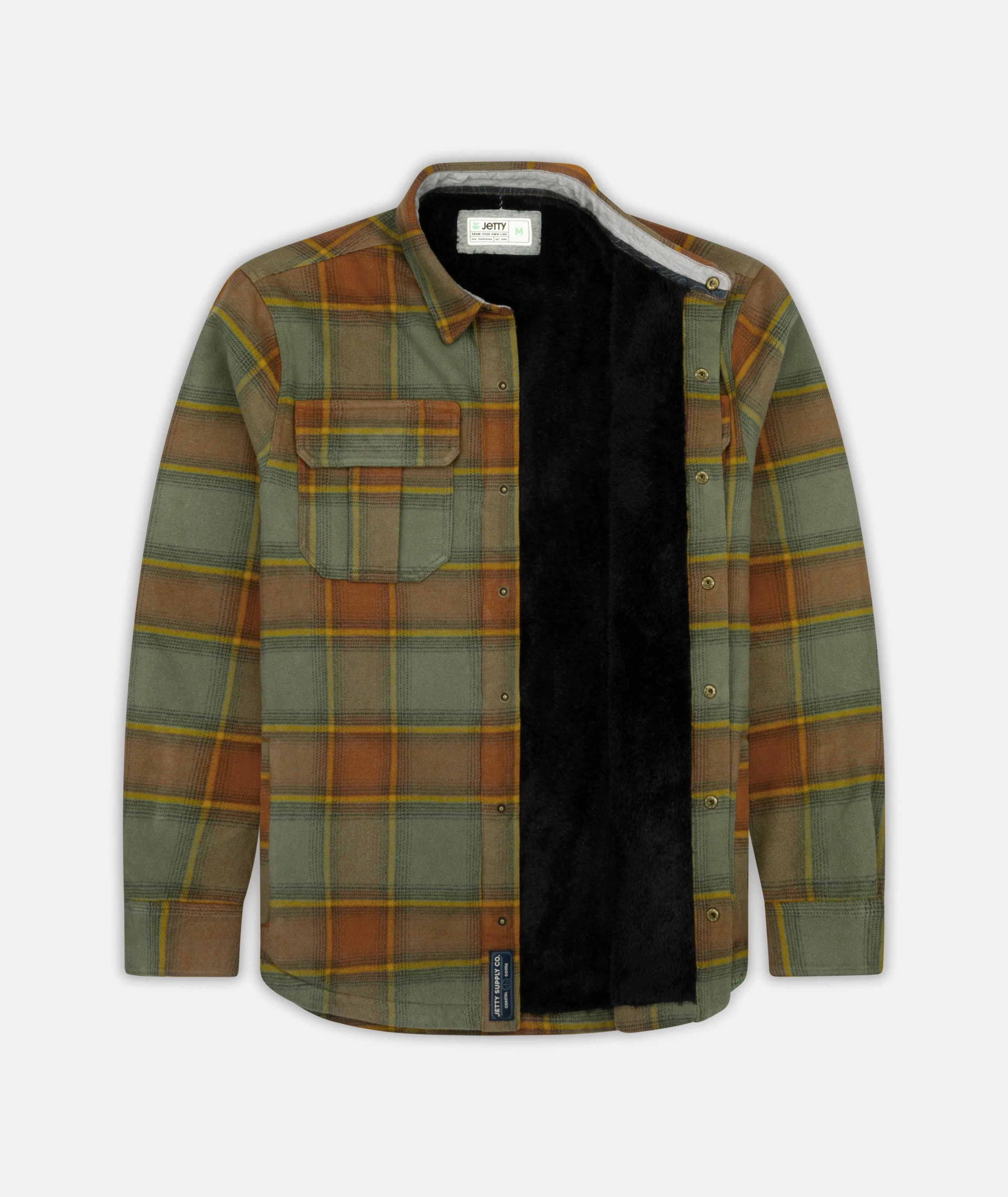 Sherpa Jacket - Mustard - Image 2