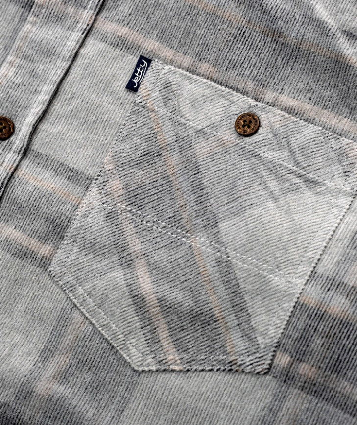 Shoals Corduroy Shirt - Grey - Image 2