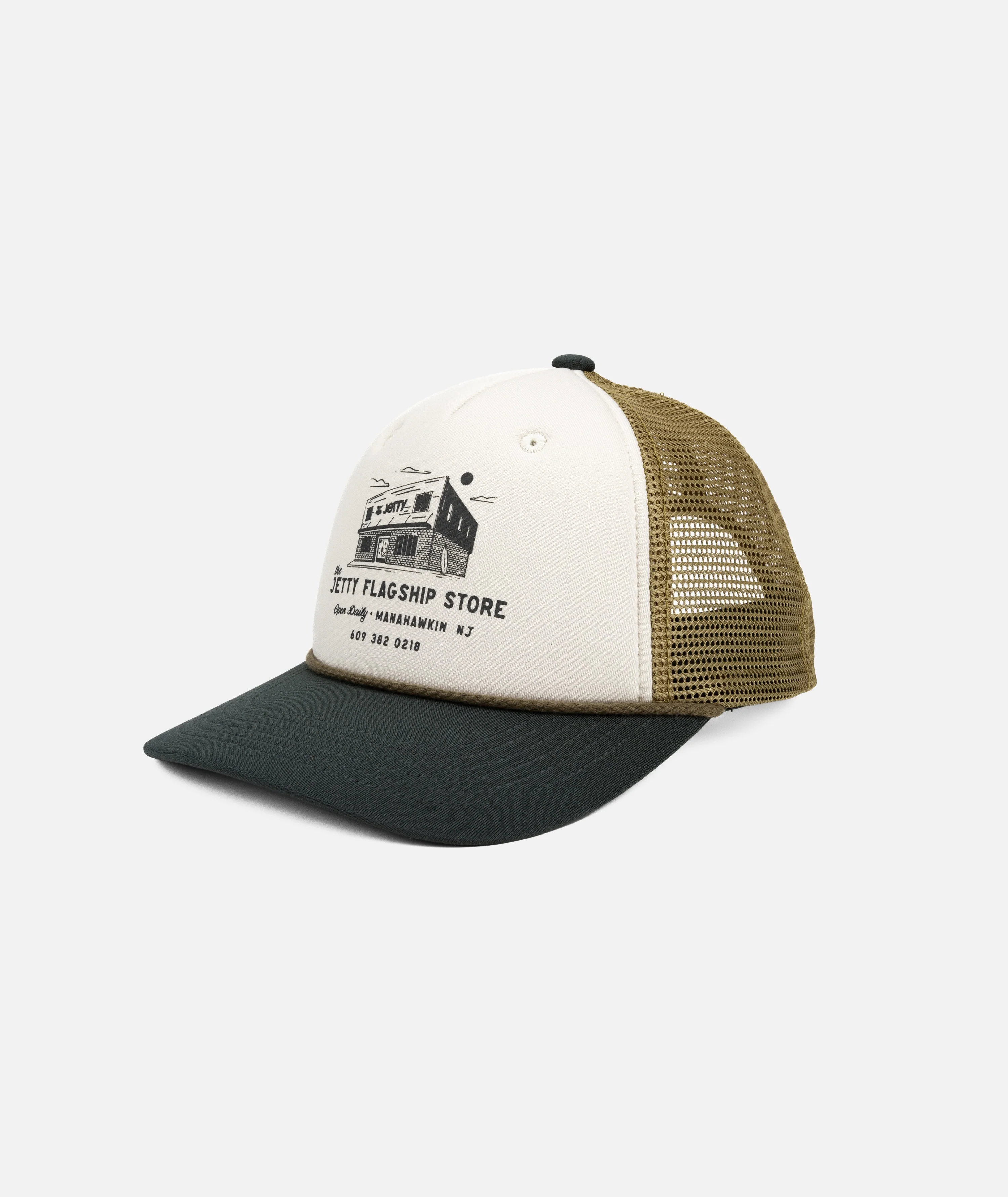 Shop Cap Hat - White