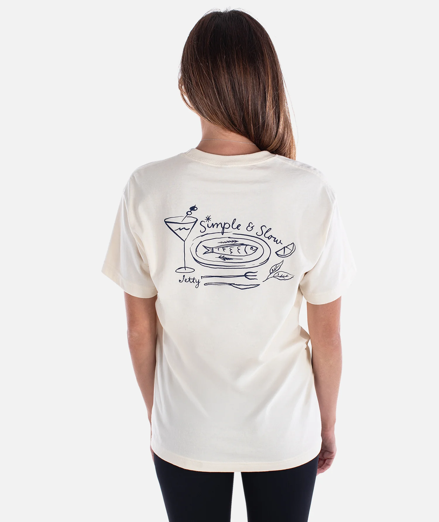 Simple and Slow Tee - Natural - Image 2
