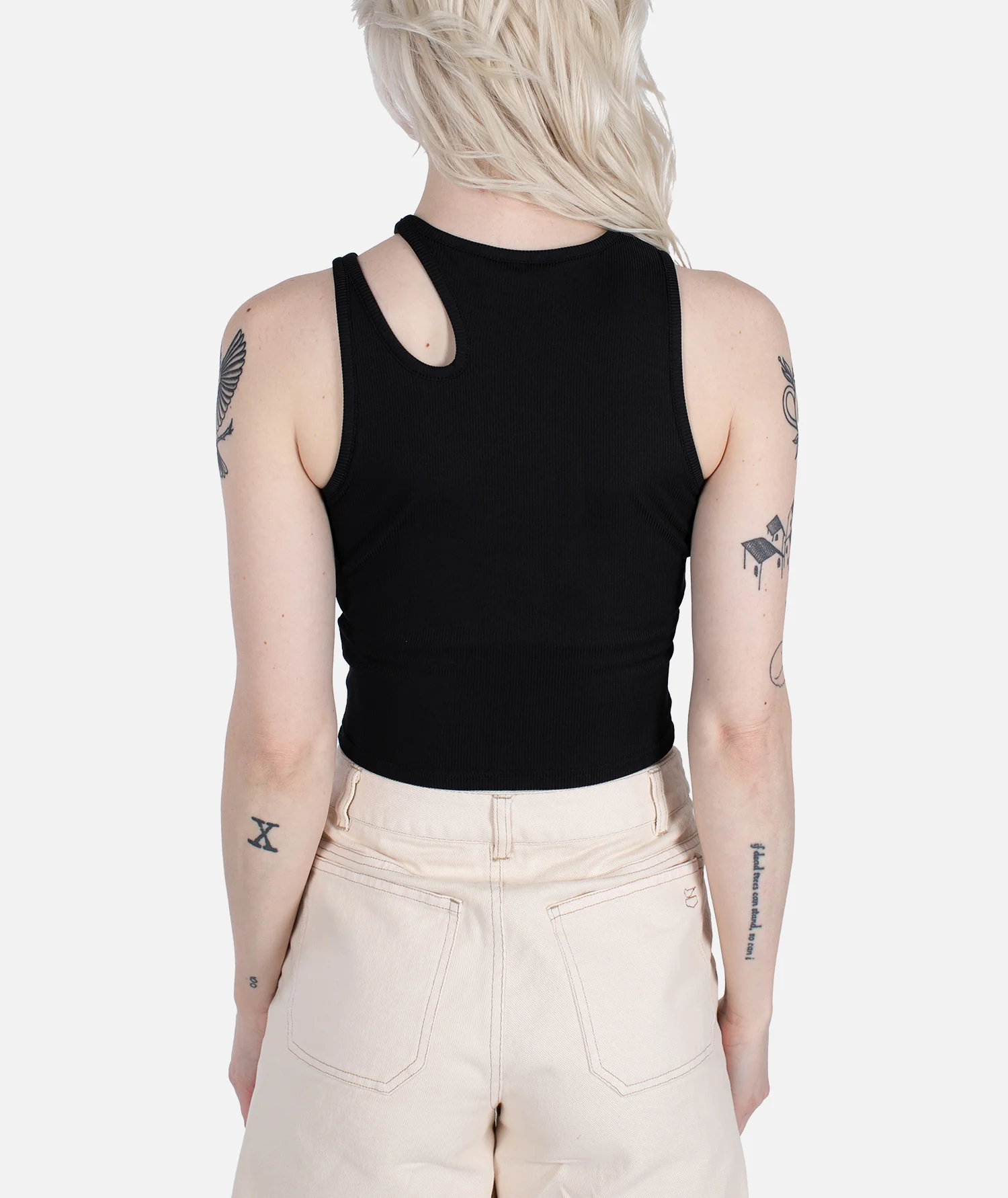 Solstice Ribbed Tank - Carbon - Image 3