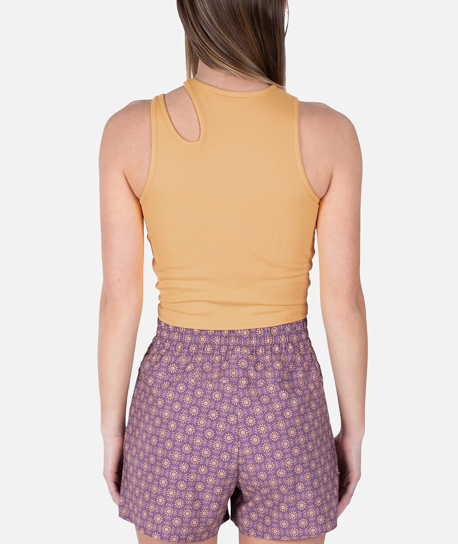 Solstice Ribbed Tank - Mustard - Image 2