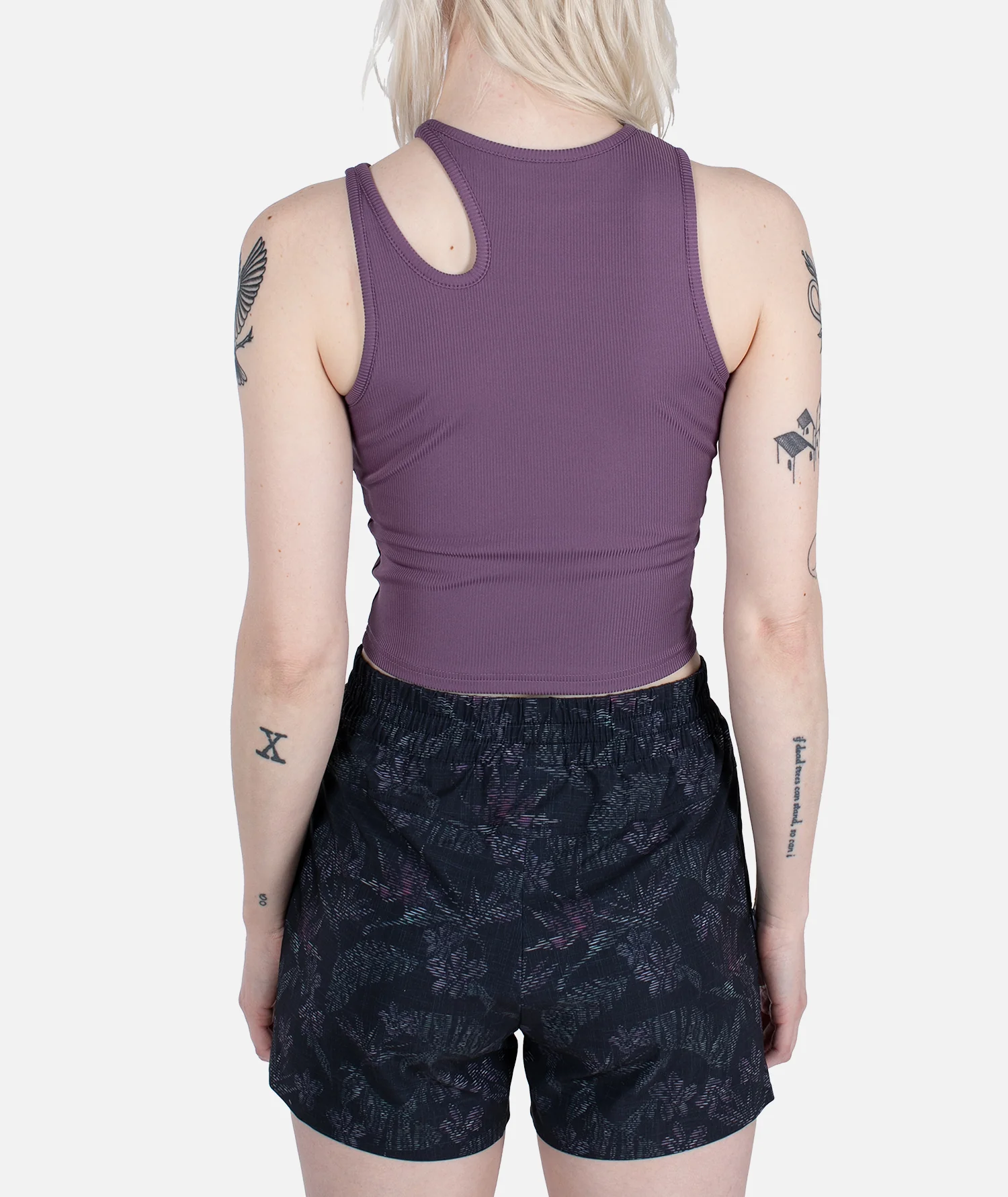 Solstice Ribbed Tank - Purple - Image 3