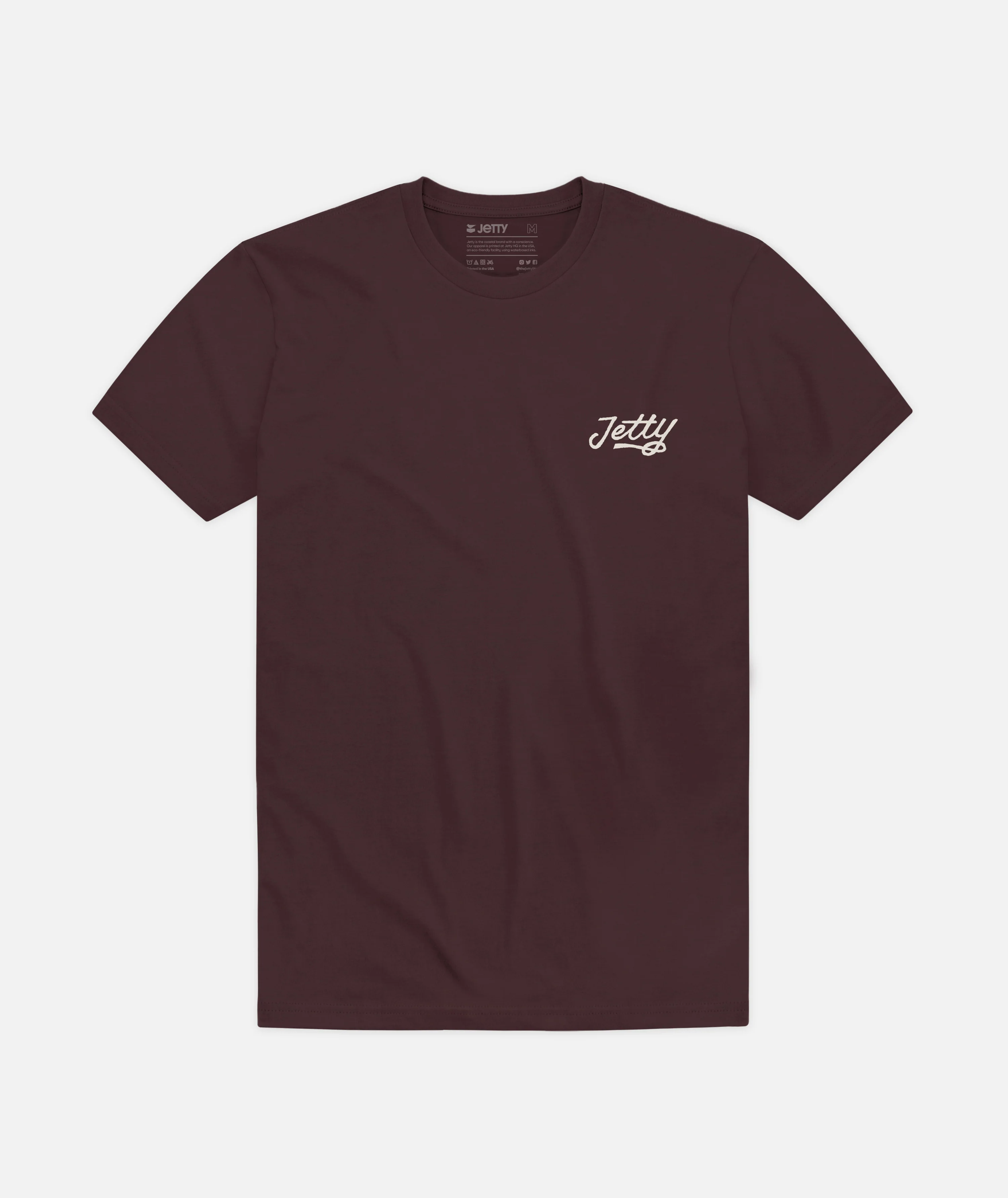 Splash Tee - Oxblood Black - Image 2