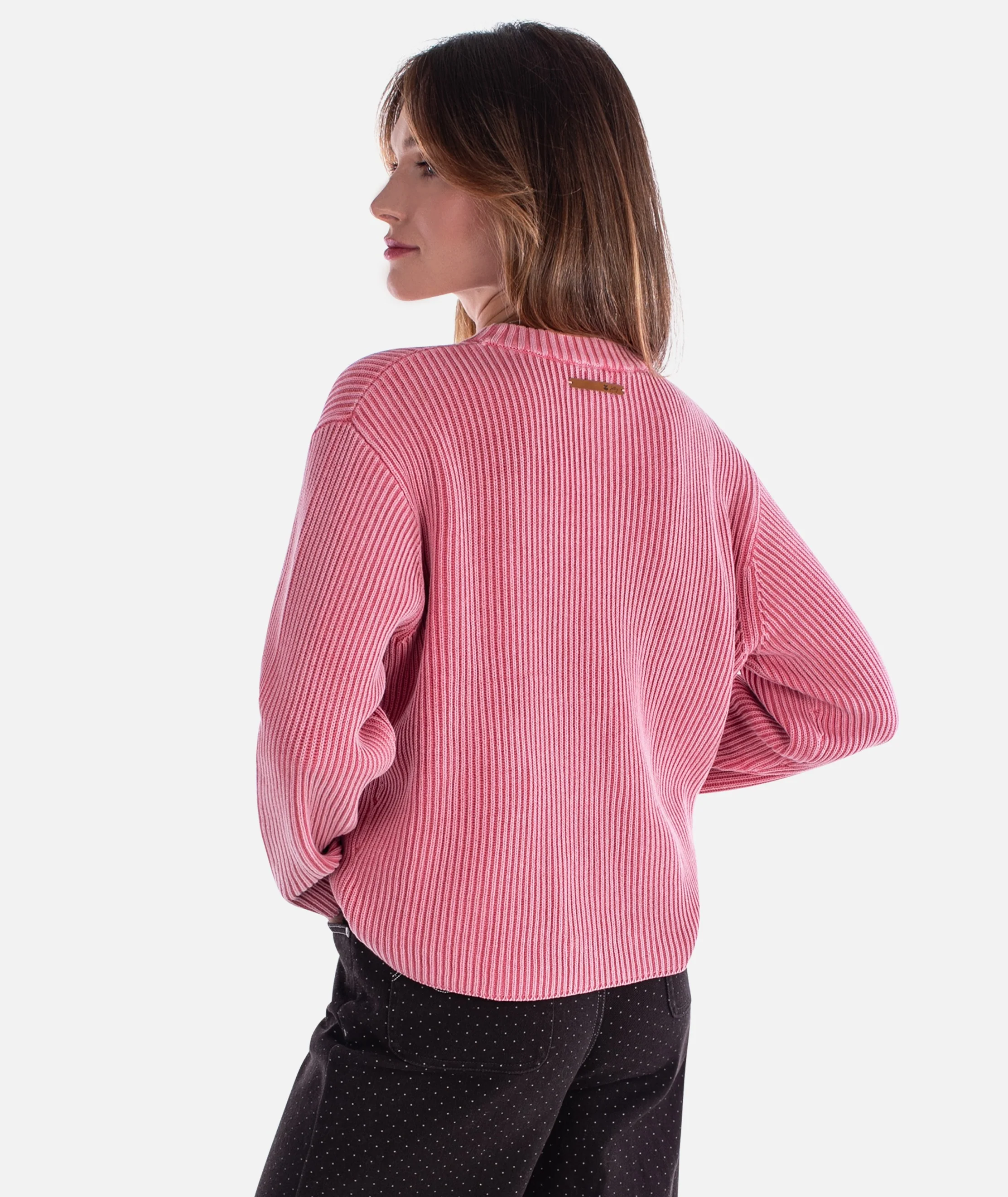 Sundrenched Crewneck Sweater - Dusty Rose - Image 2