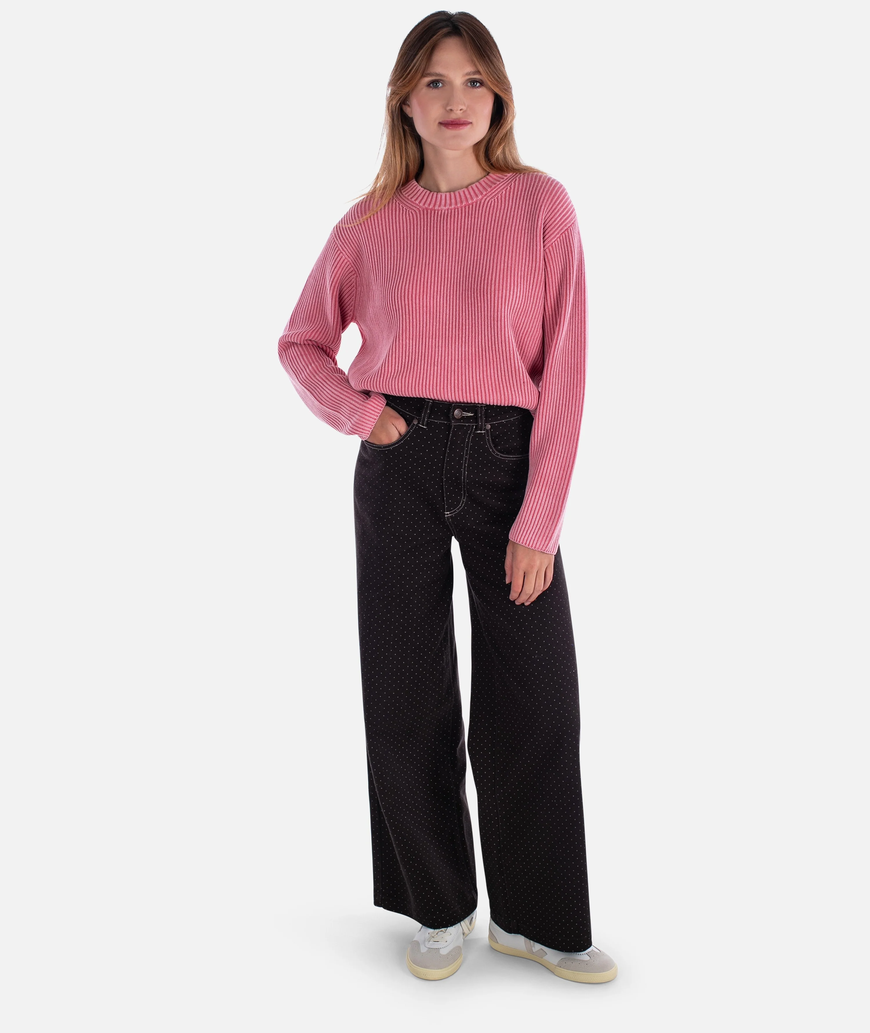 Sundrenched Crewneck Sweater - Dusty Rose - Image 6