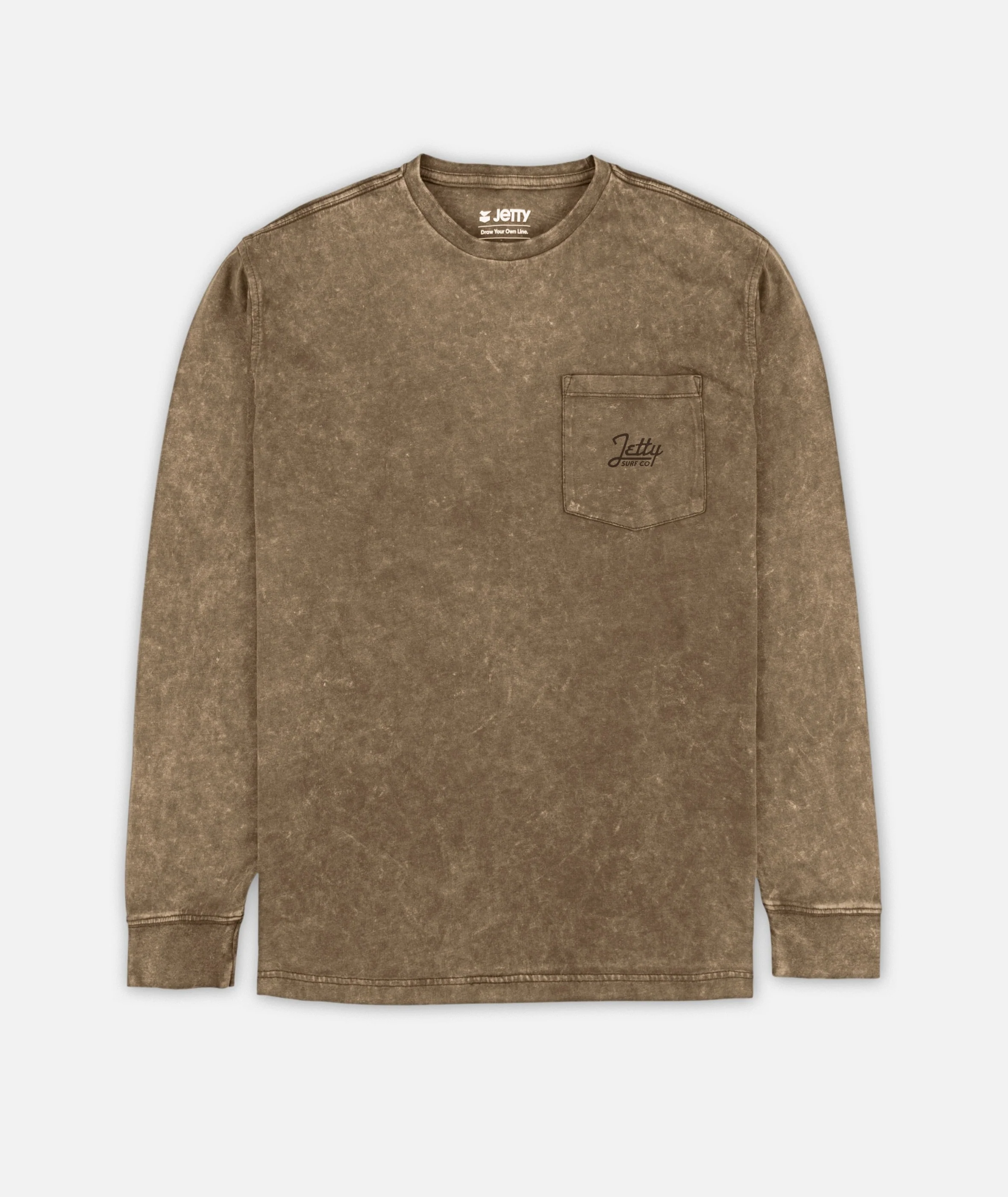 Tanker Acid Wash Long Sleeve - Brown