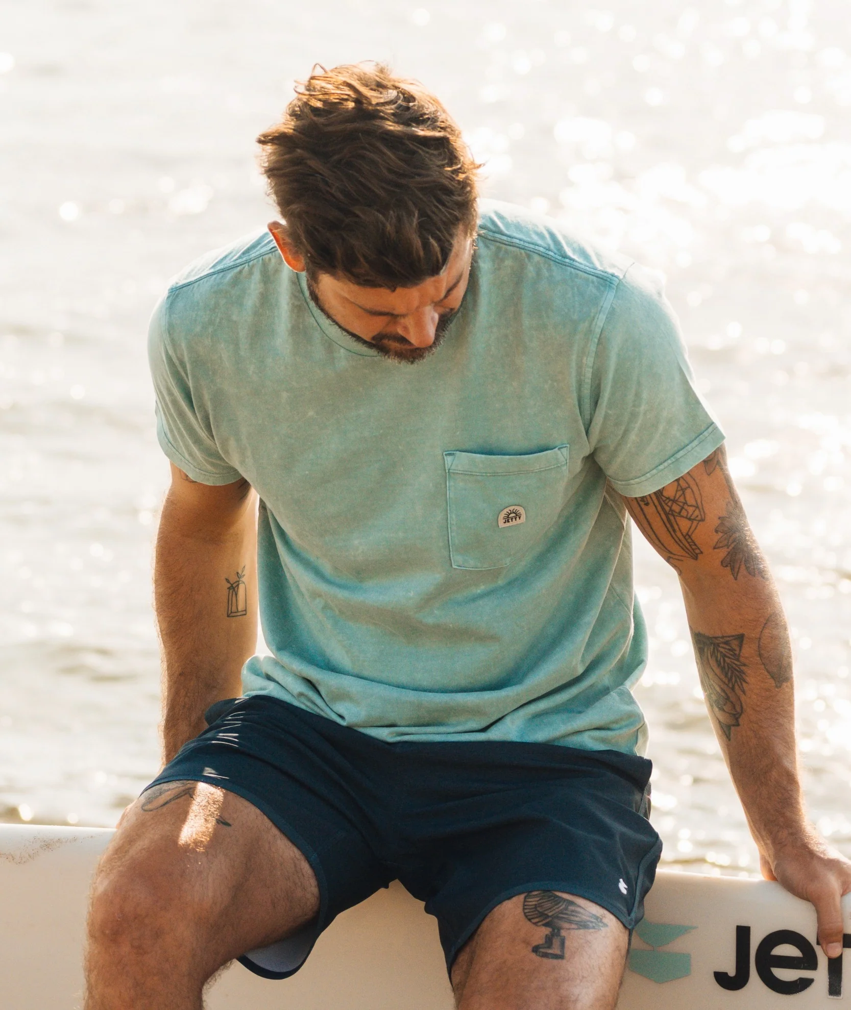 Tanker Heavyweight Tee - Mint - Image 4