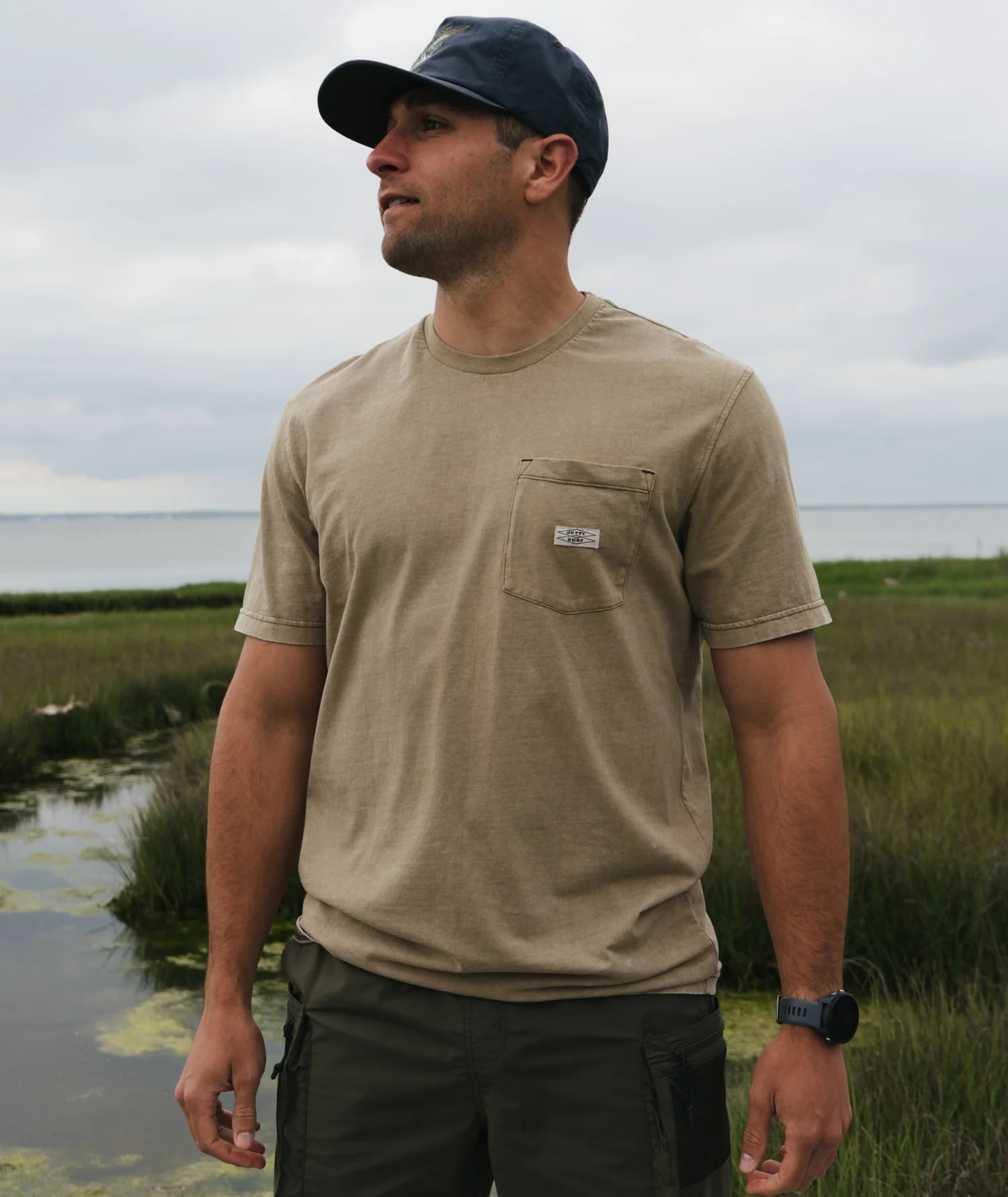 Tanker Tee - Olive - Image 2