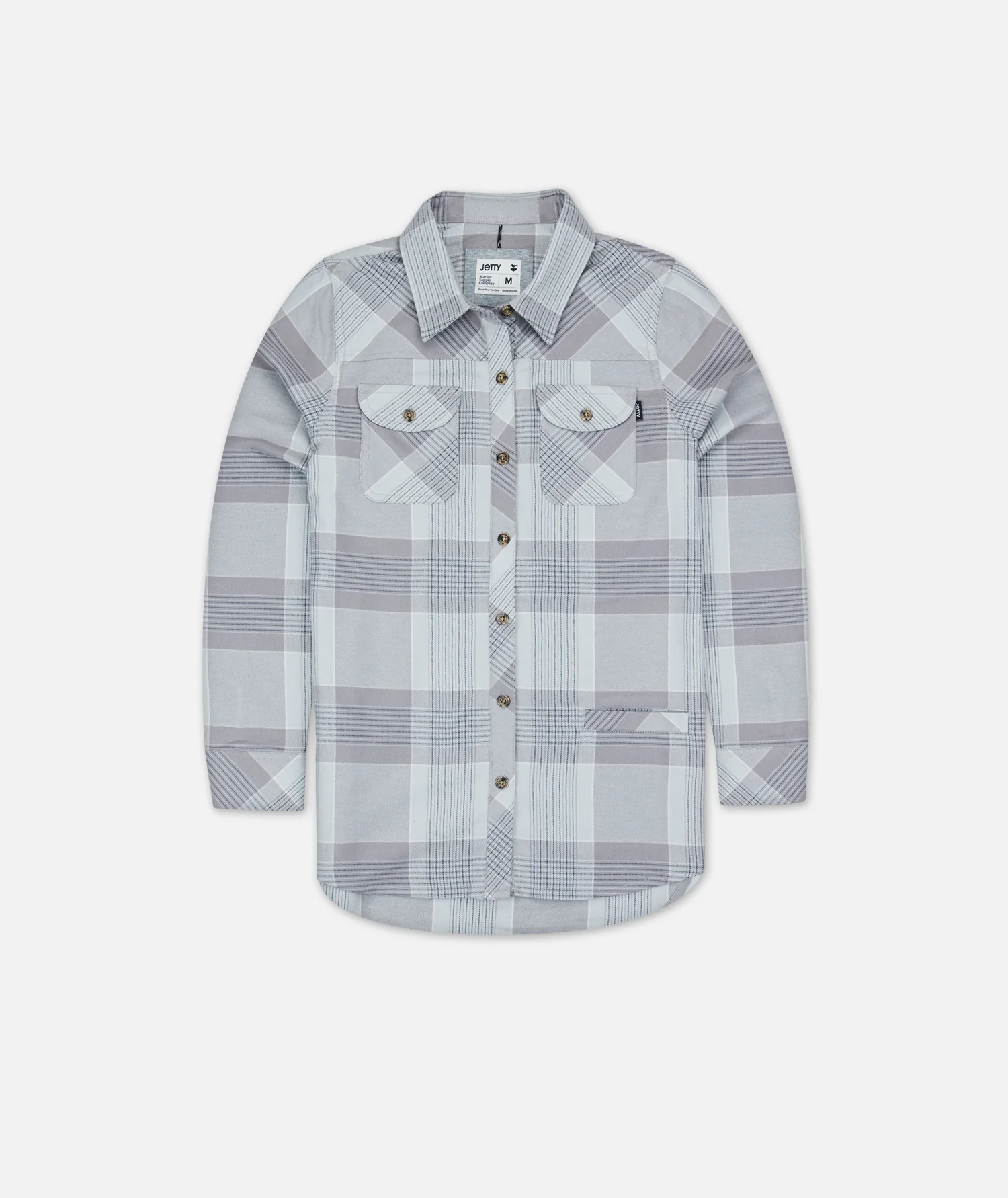 Tellulah Flannel Top - Grey