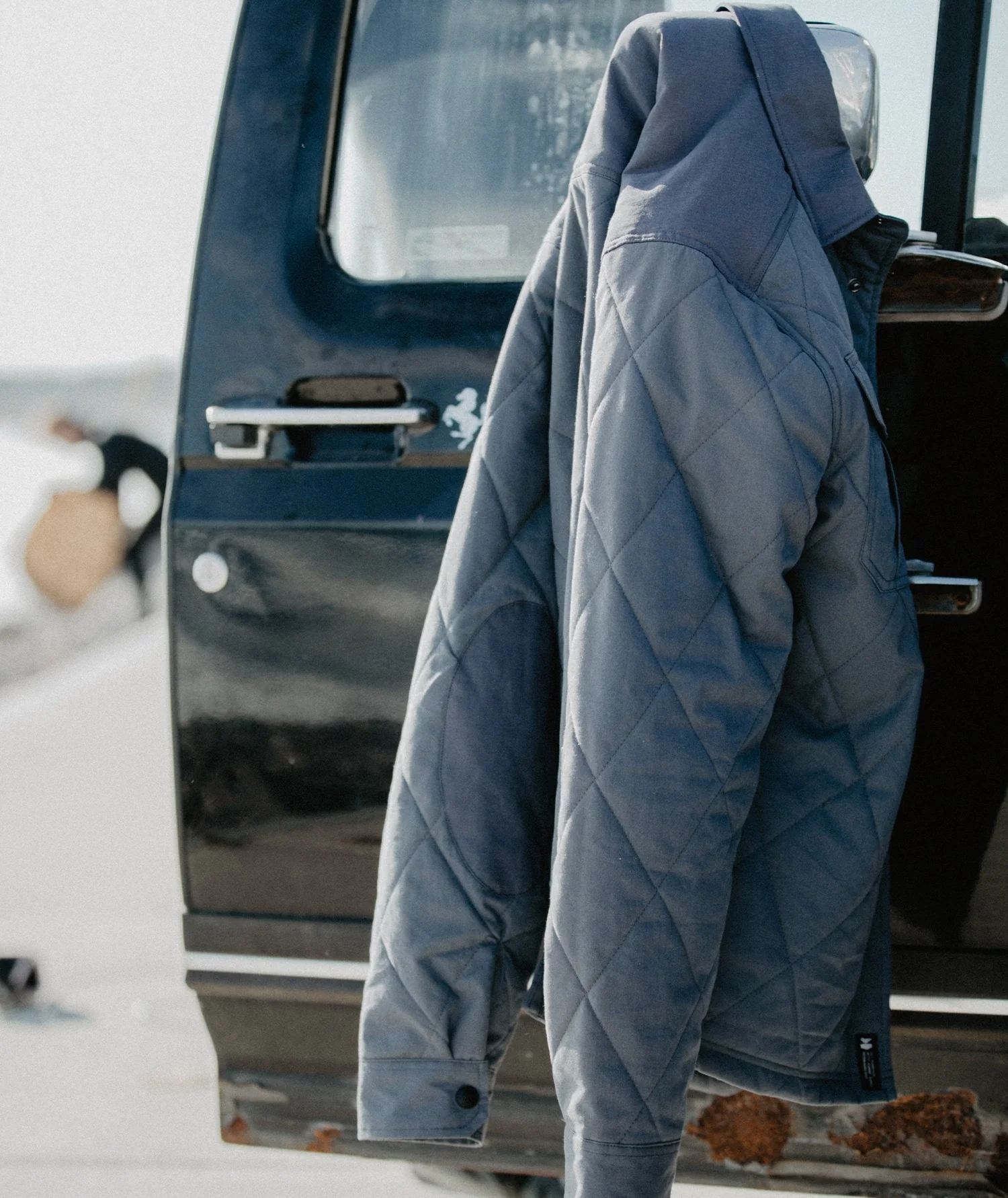 F21 The Dogwood Quilted Jacket - Indigo - Image 6