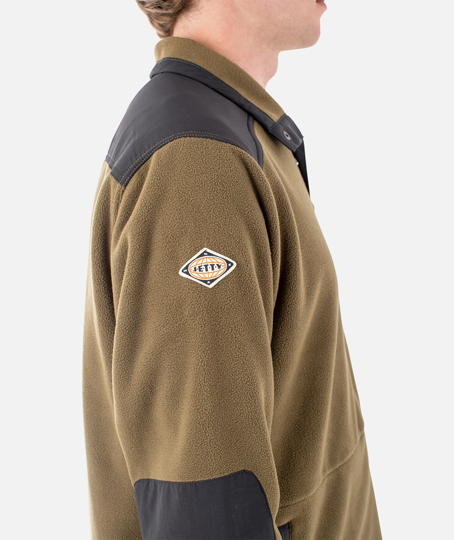 The Pines Fleece Jacket - Olive - Image 4