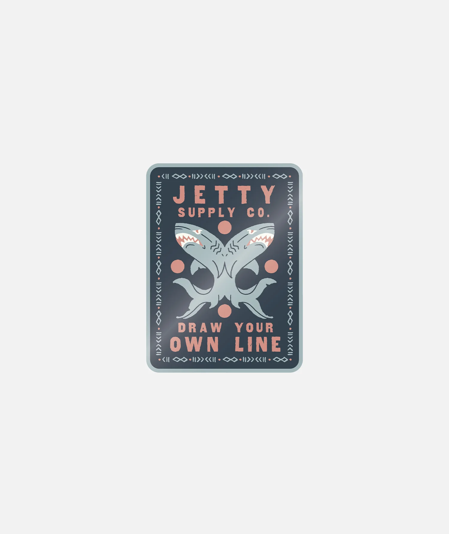 Thrash Sticker - Navy