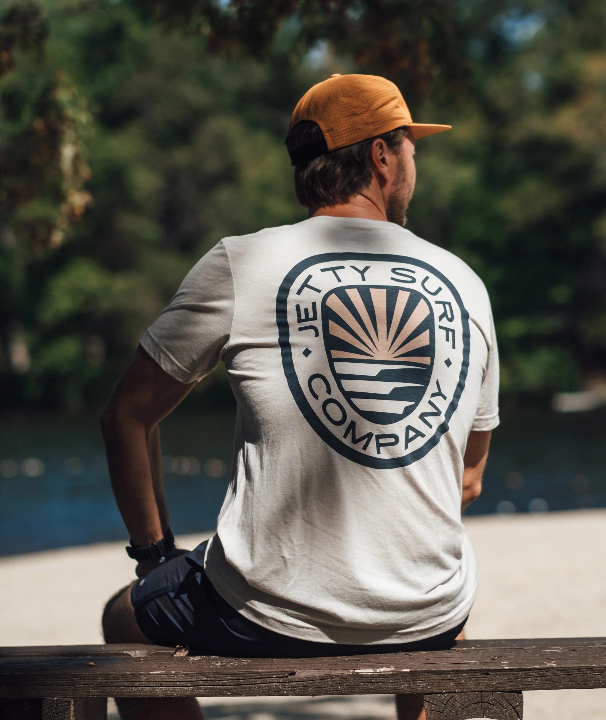 Tidecrest Tee - Cement Tri Blend - Image 3