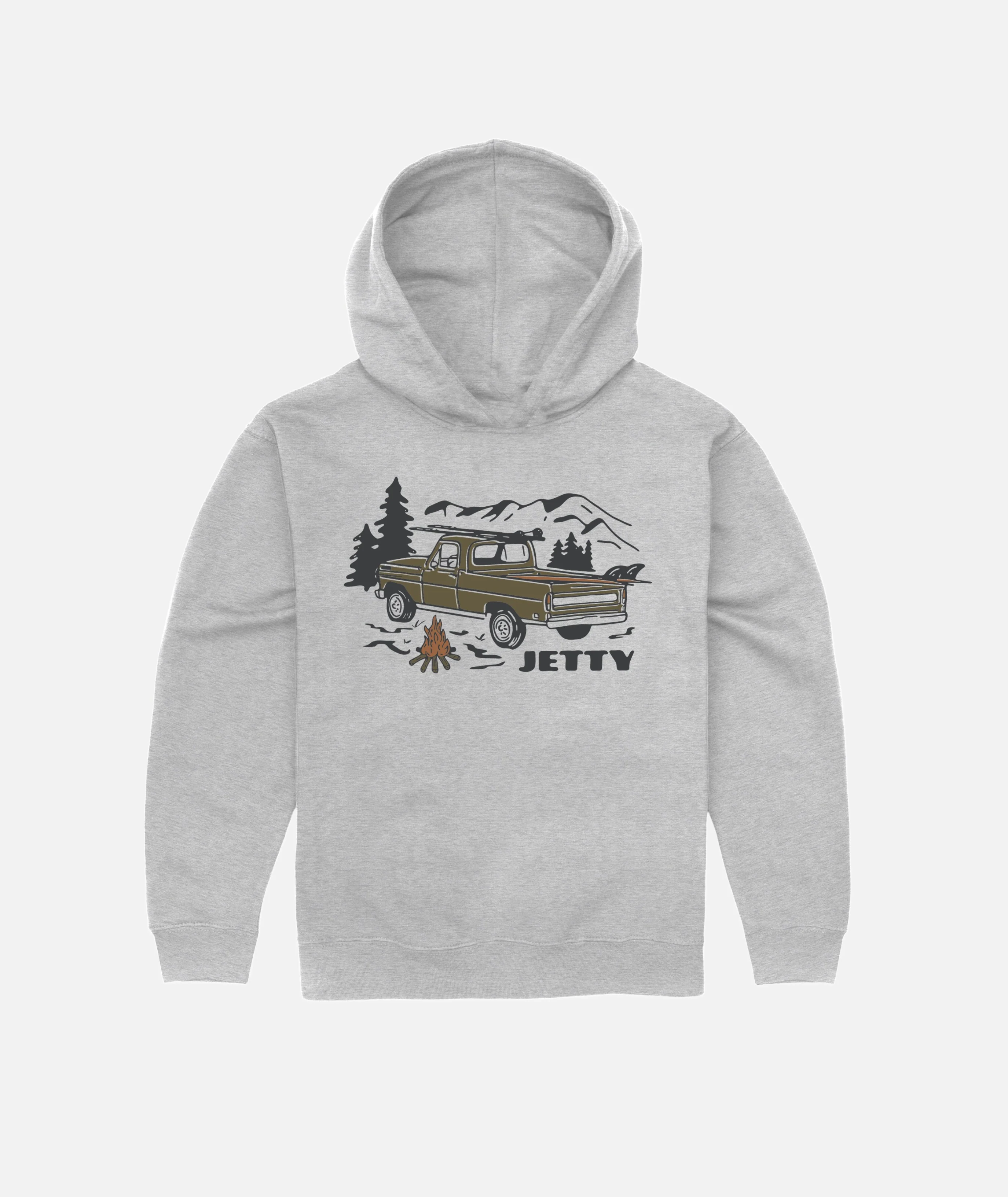 Tot Pickup Hoodie - Heather Grey