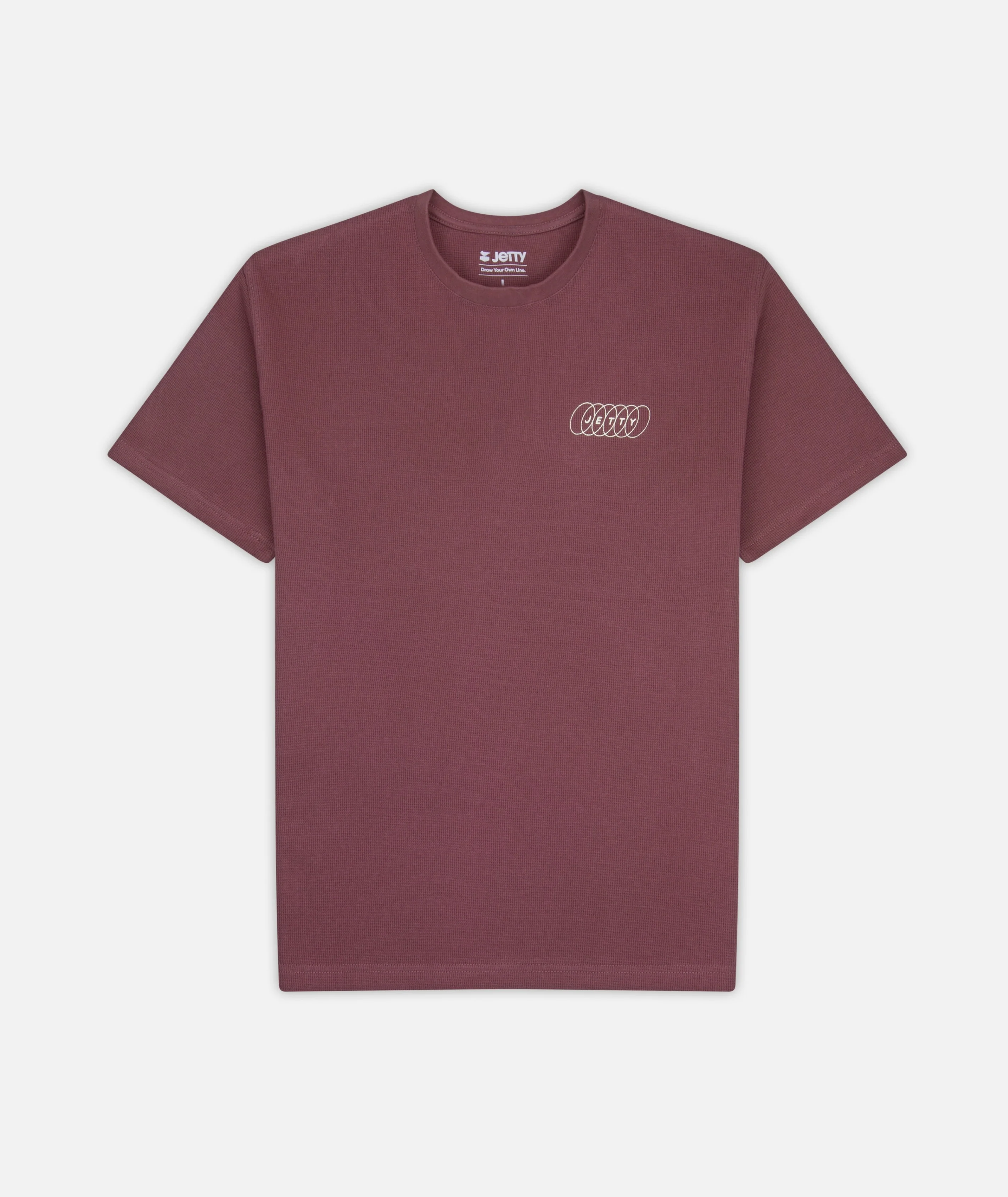 Trench Waffle Tee - Mauve - Image 2