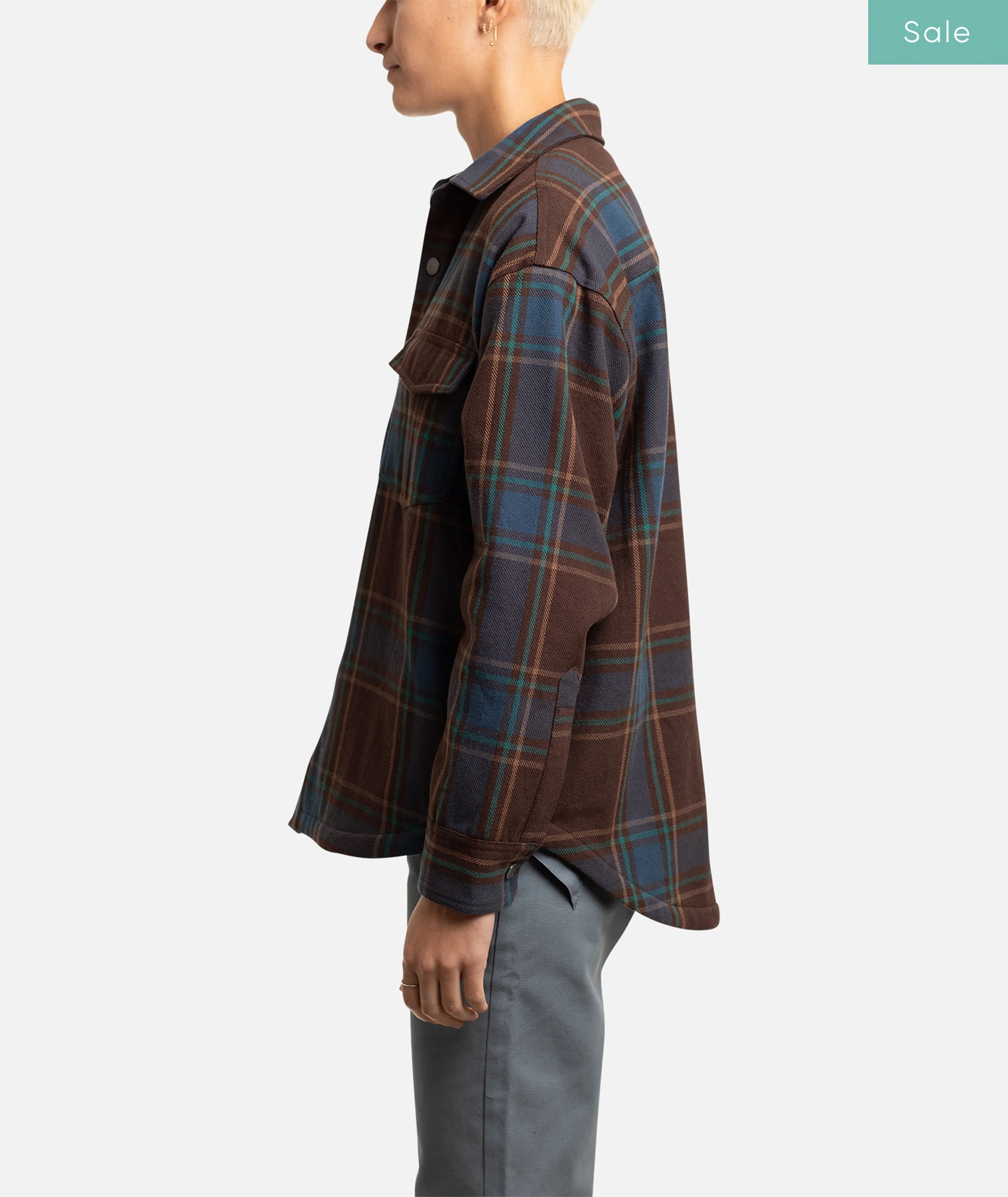 Truss Flannel Jacket - Brown - Image 2