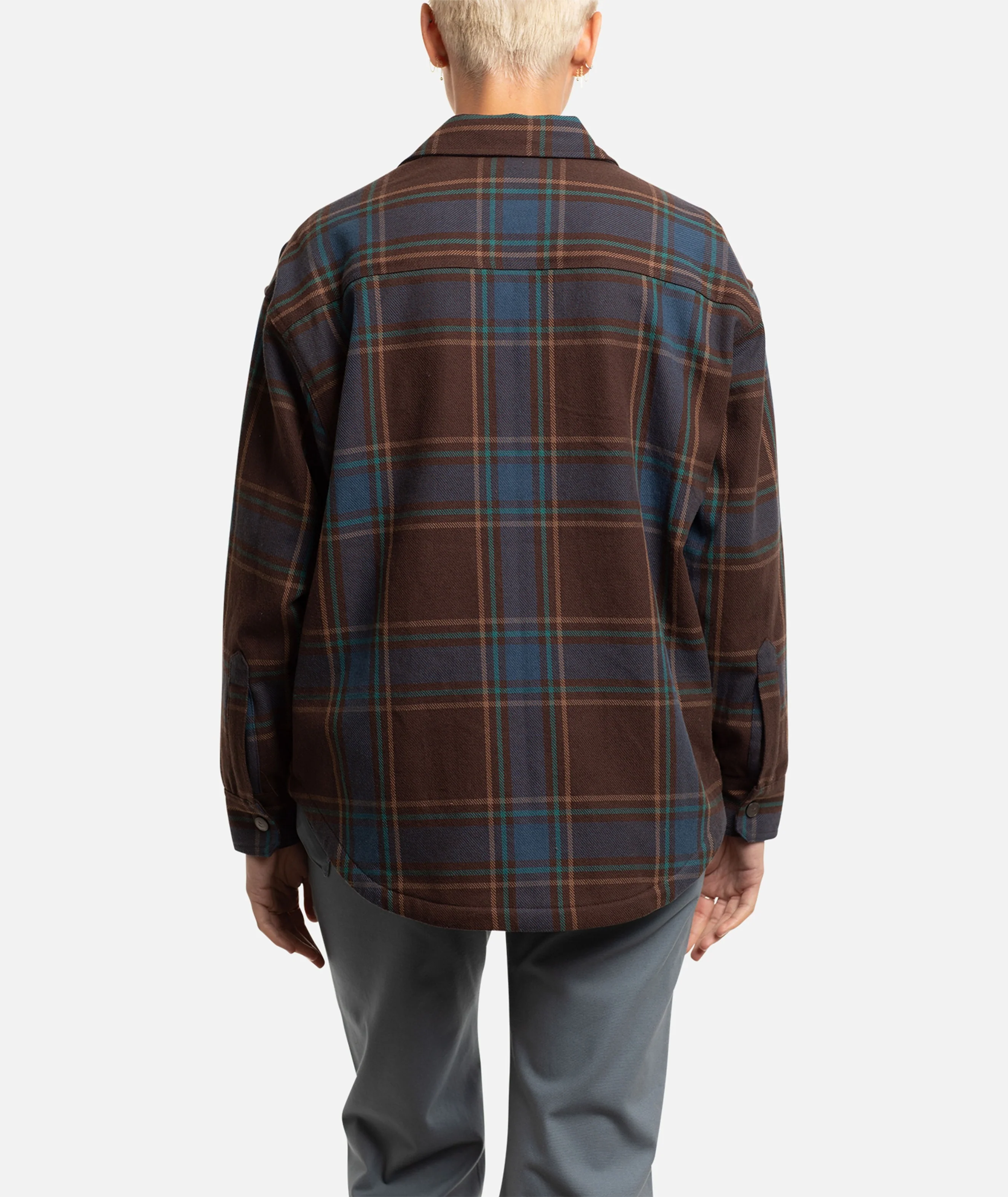 Truss Flannel Jacket - Brown - Image 3
