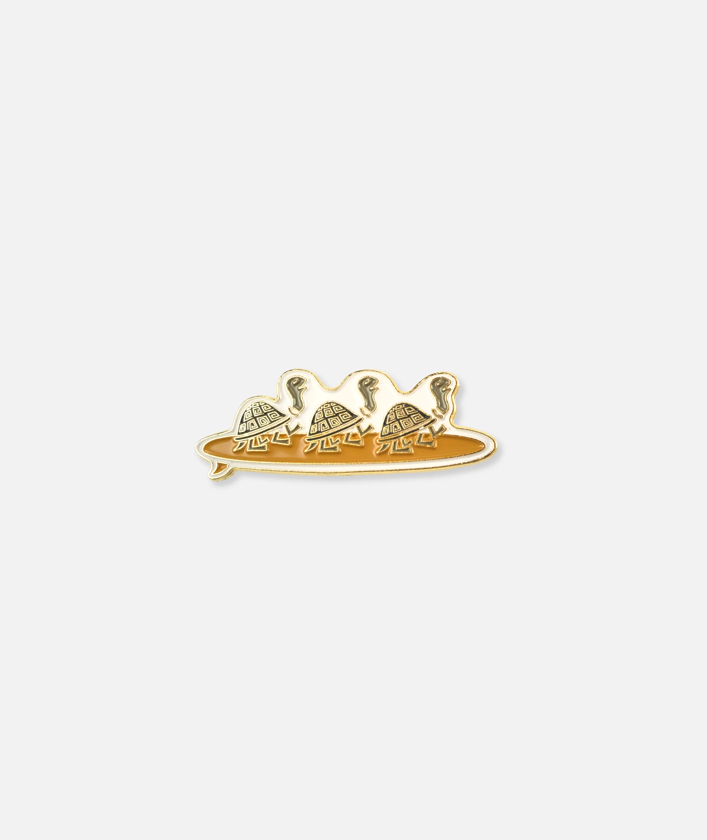 Turtle Surf Co Pin - Cream