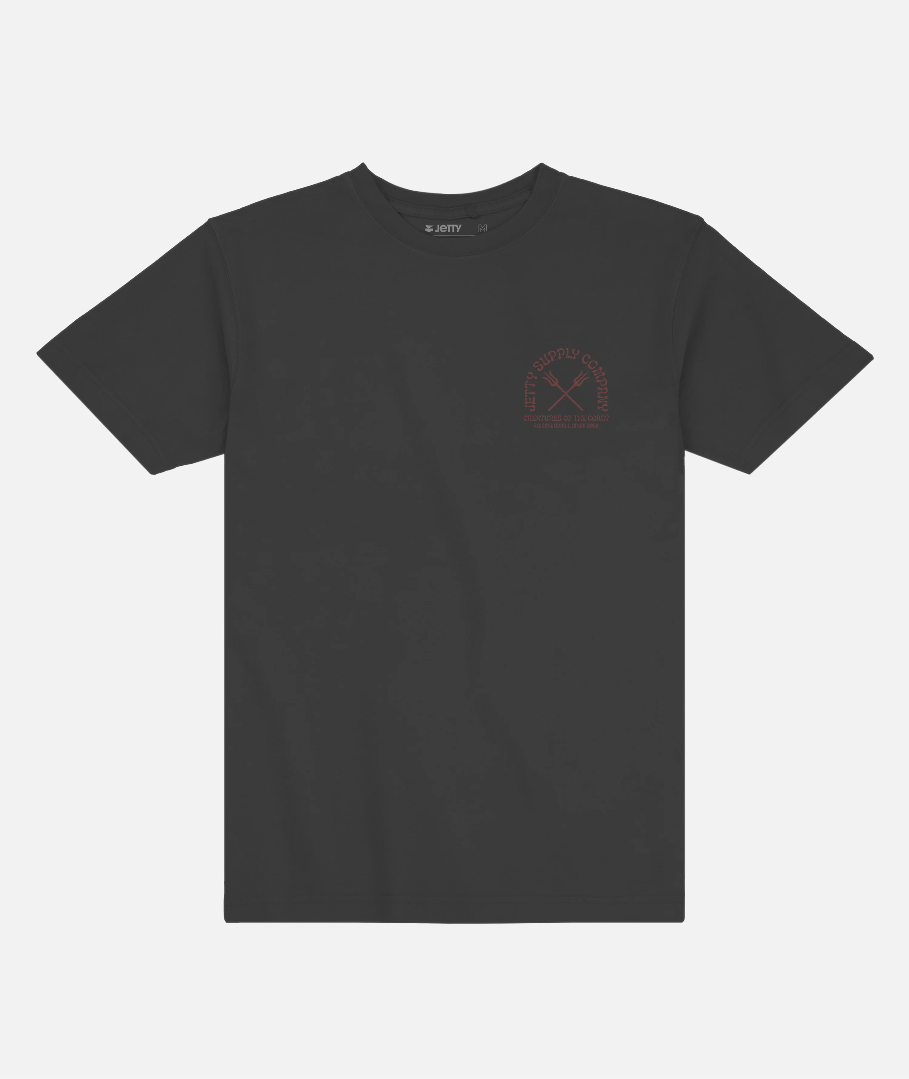 Twin Fin Tee - Black - Image 2