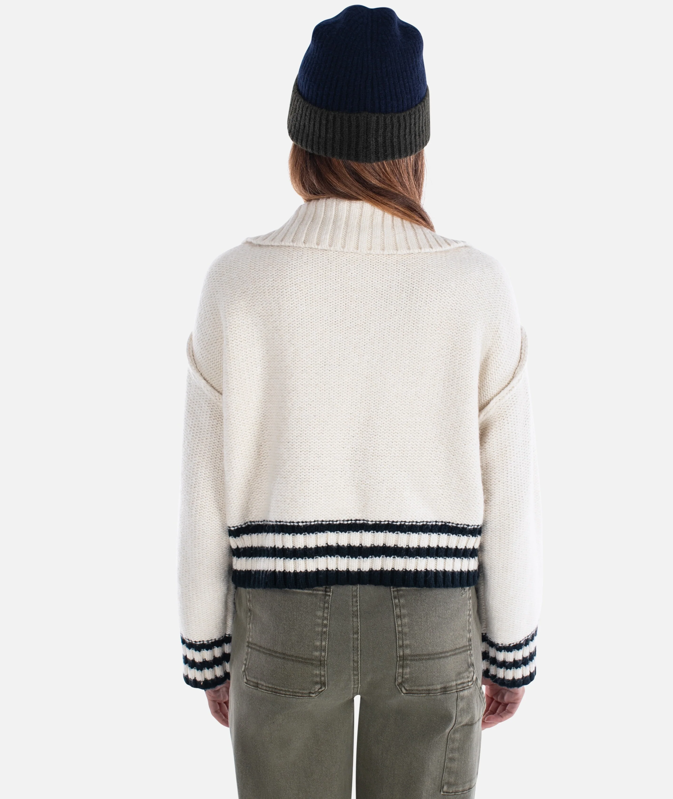 Tybee Henley Sweater - Ivory - Image 4