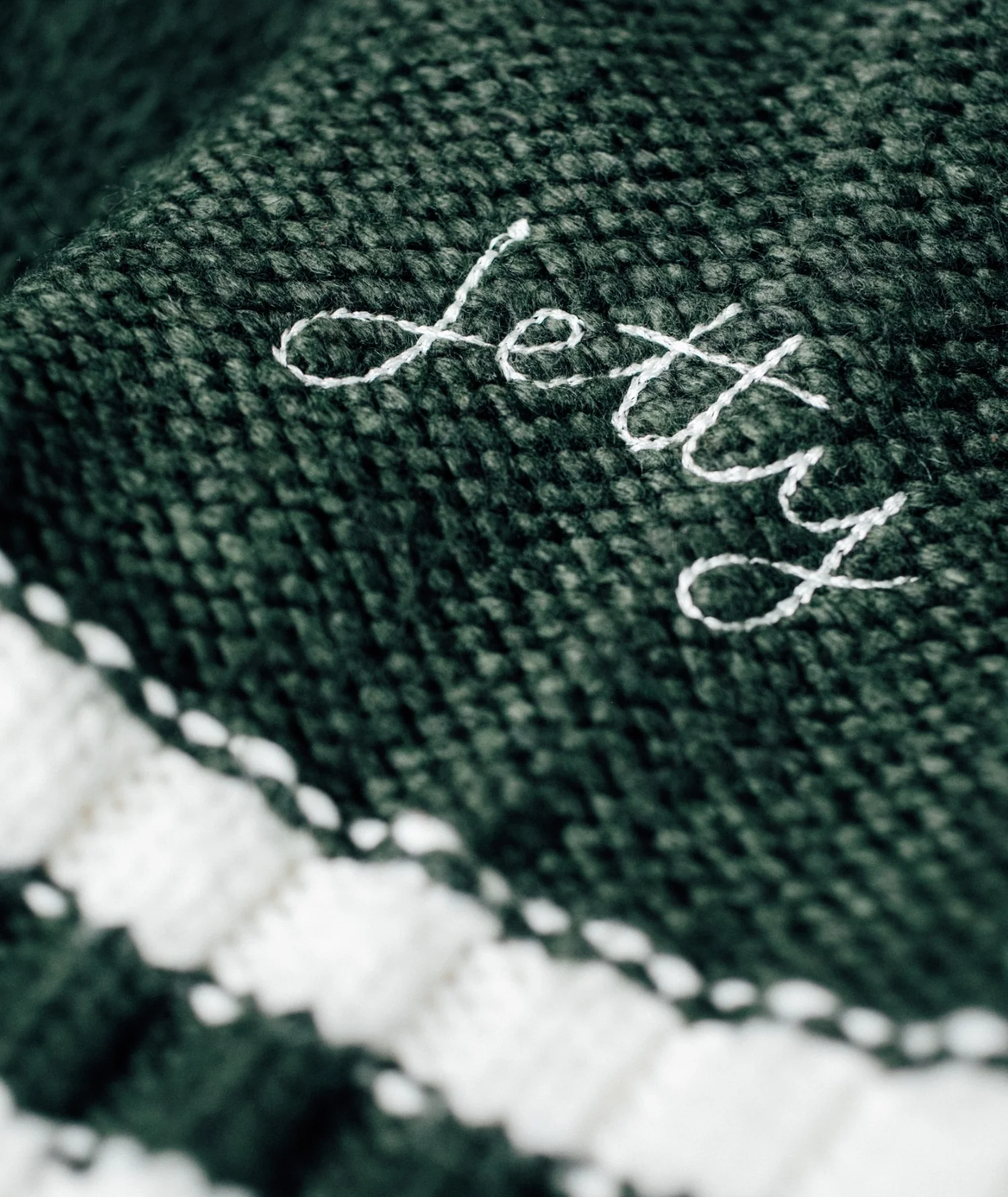 Tybee Henley Sweater - Olive - Image 6