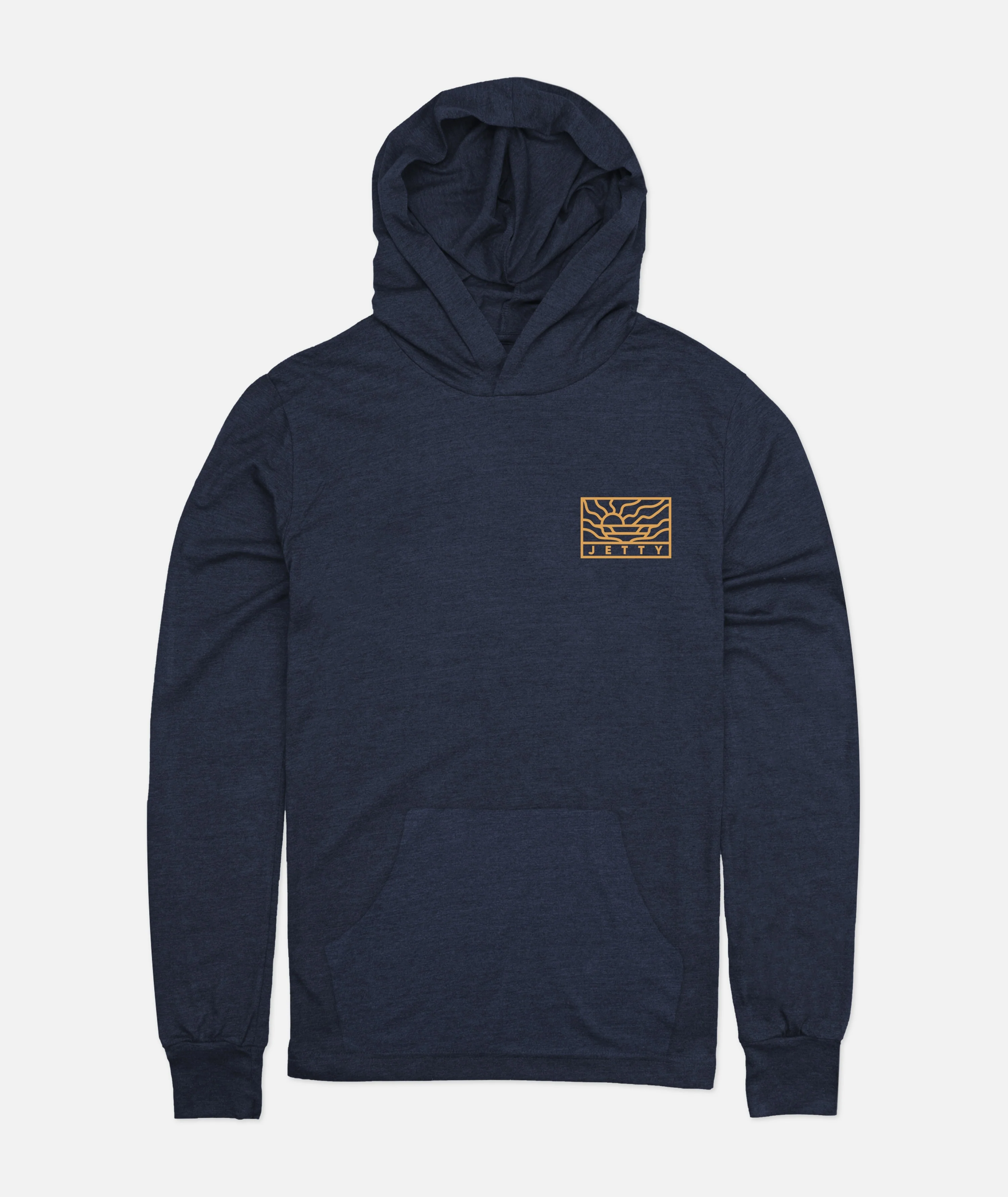 Valley Tee Hoodie - Navy - Image 2