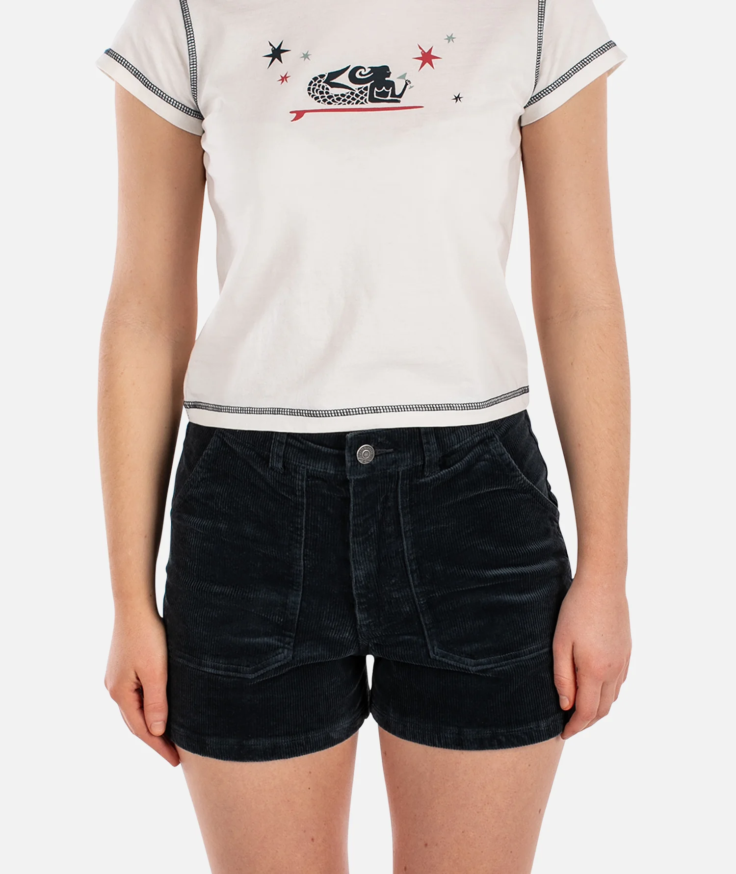Wale Corduroy Short - Navy