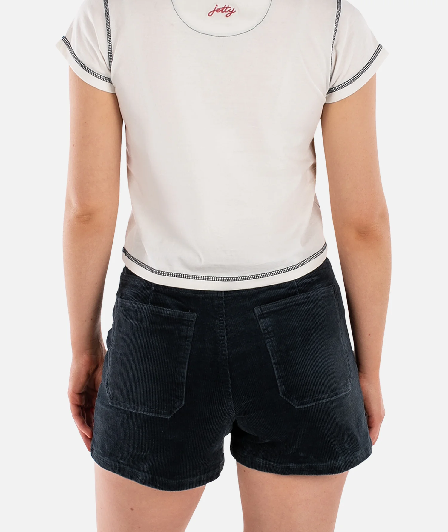 Wale Corduroy Short - Navy - Image 2