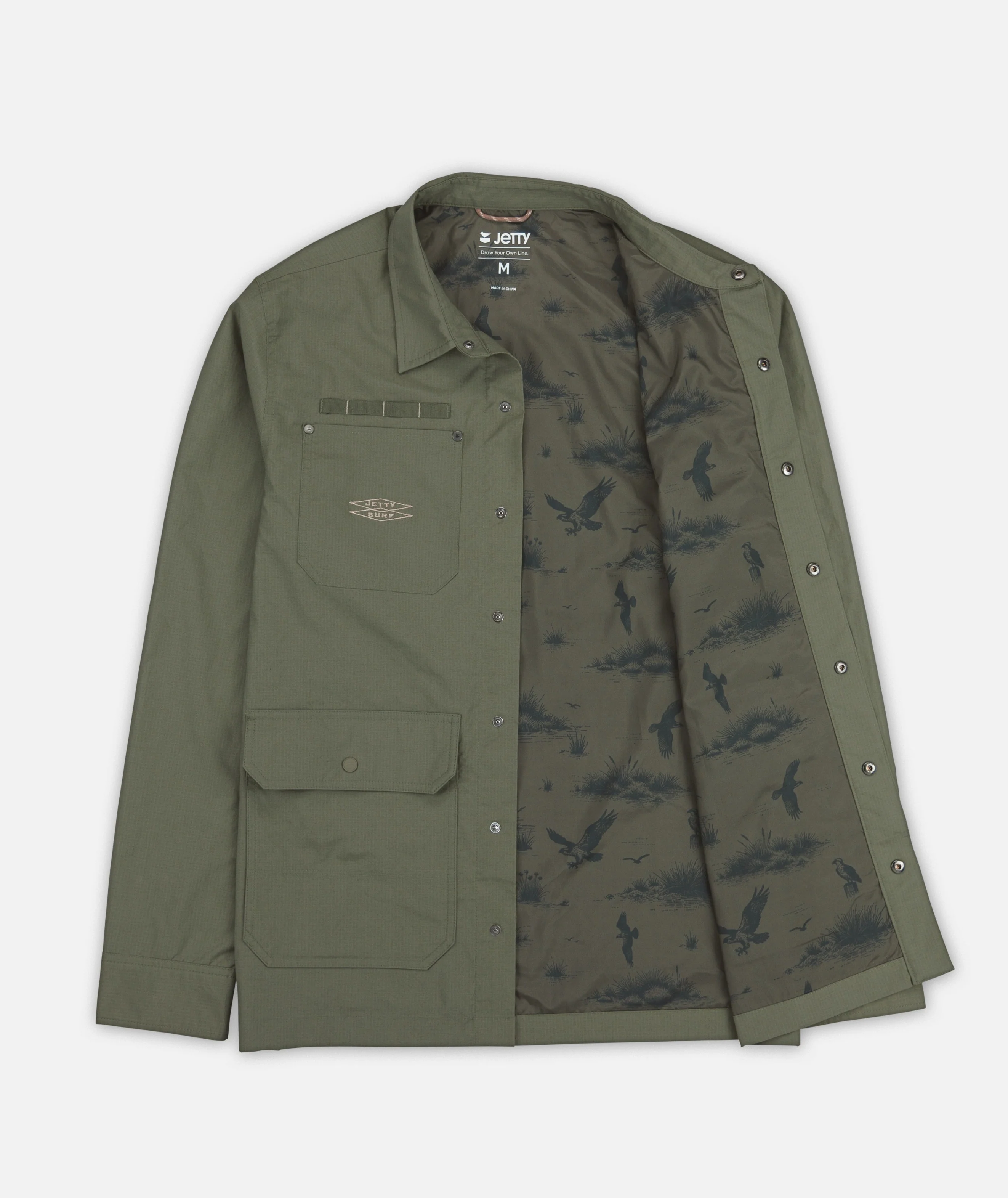 Watermans Chore Coat - Olive - Image 2