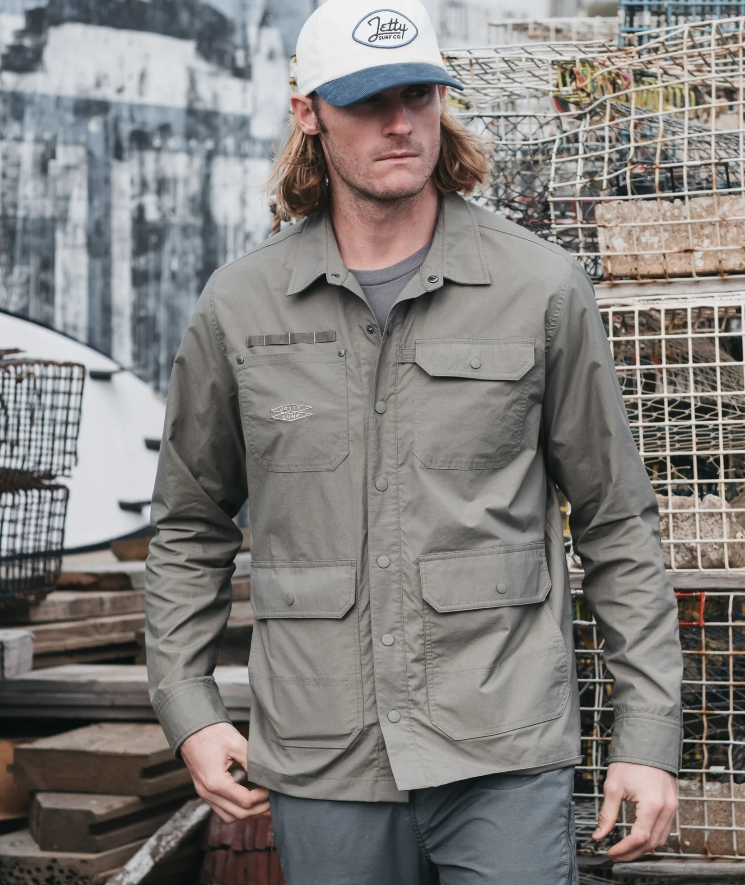 Watermans Chore Coat - Olive - Image 3