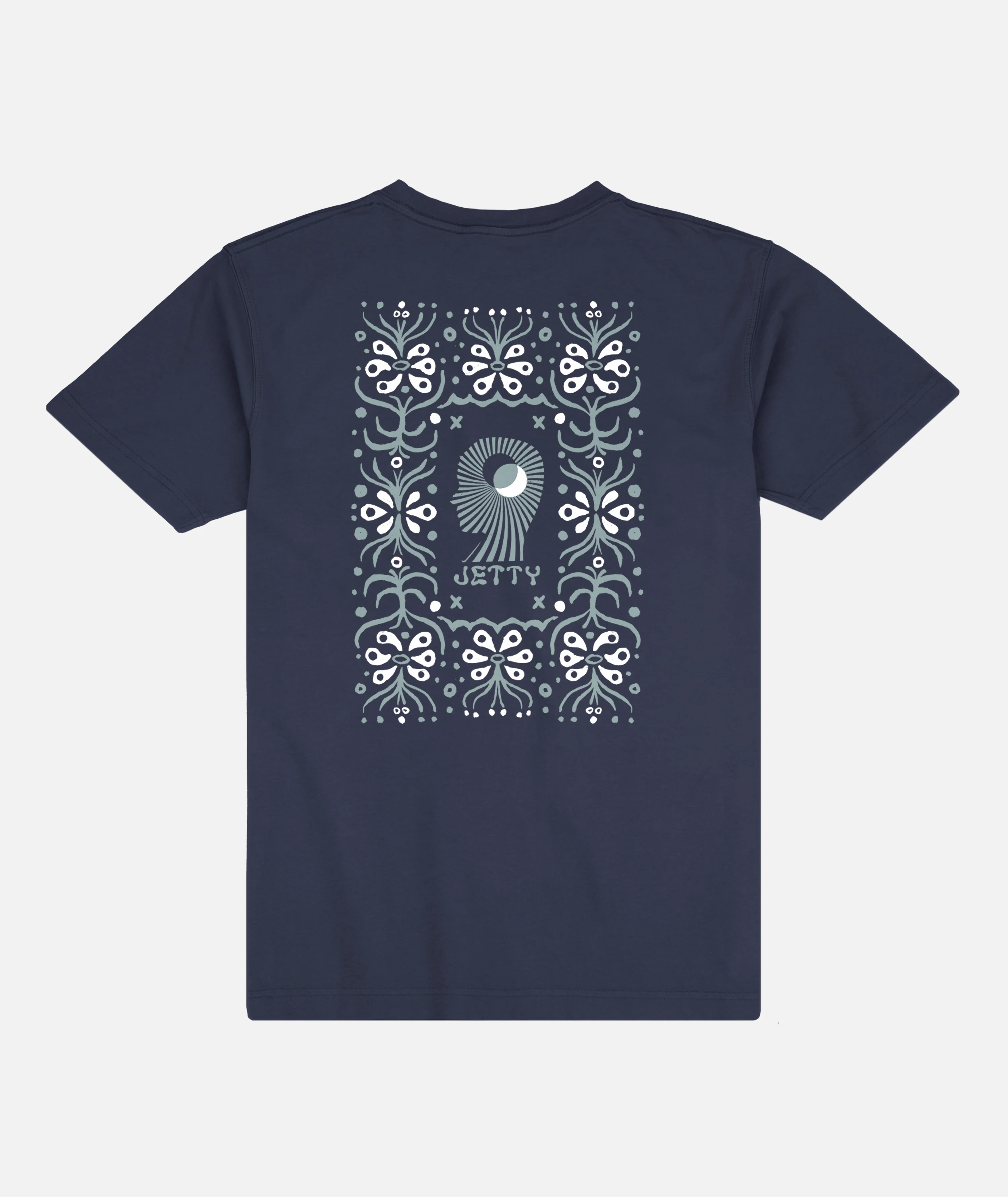 Wave Lengths Tee - Harbor Blue