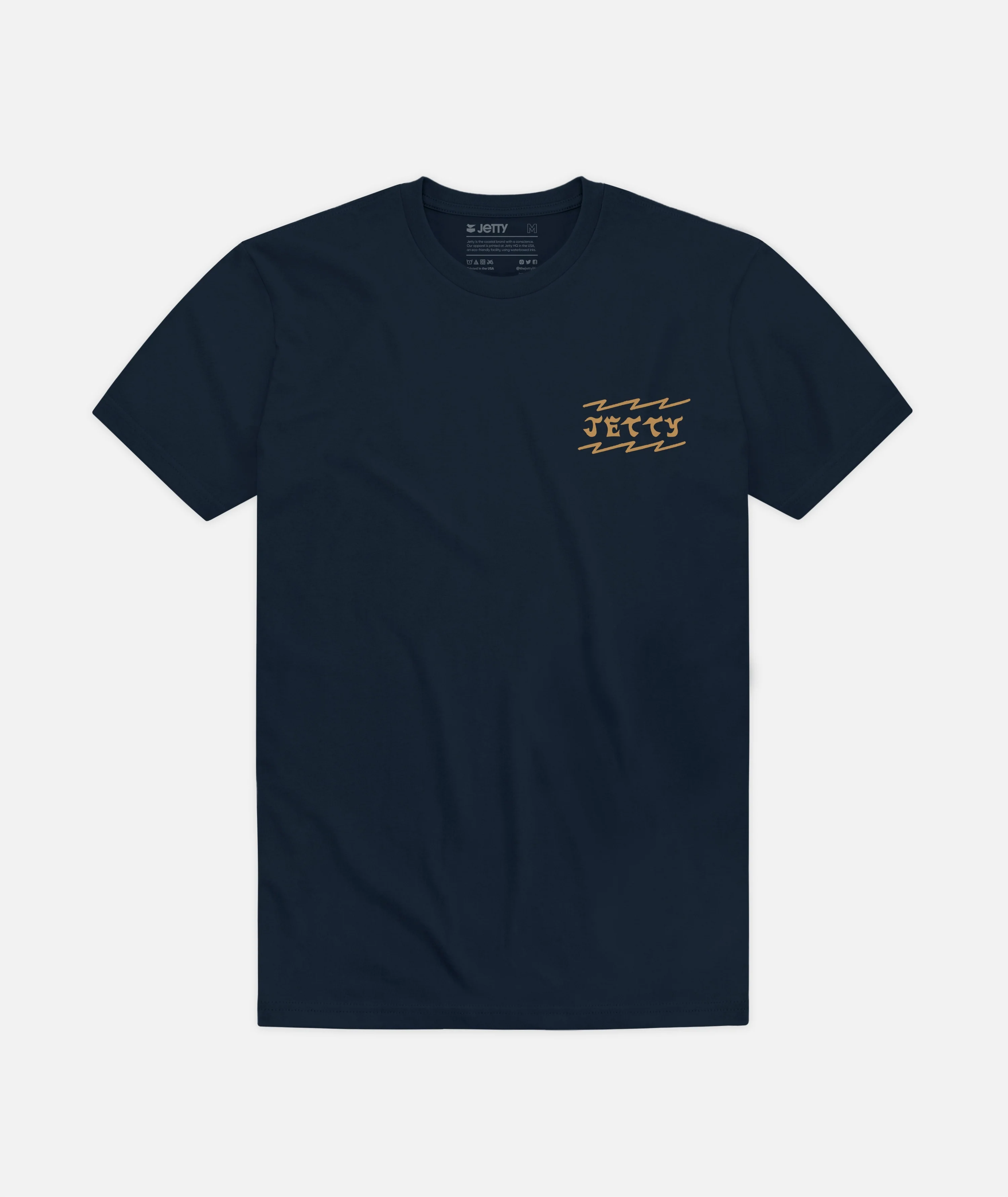 Wave Snake Tee - Navy - Image 2