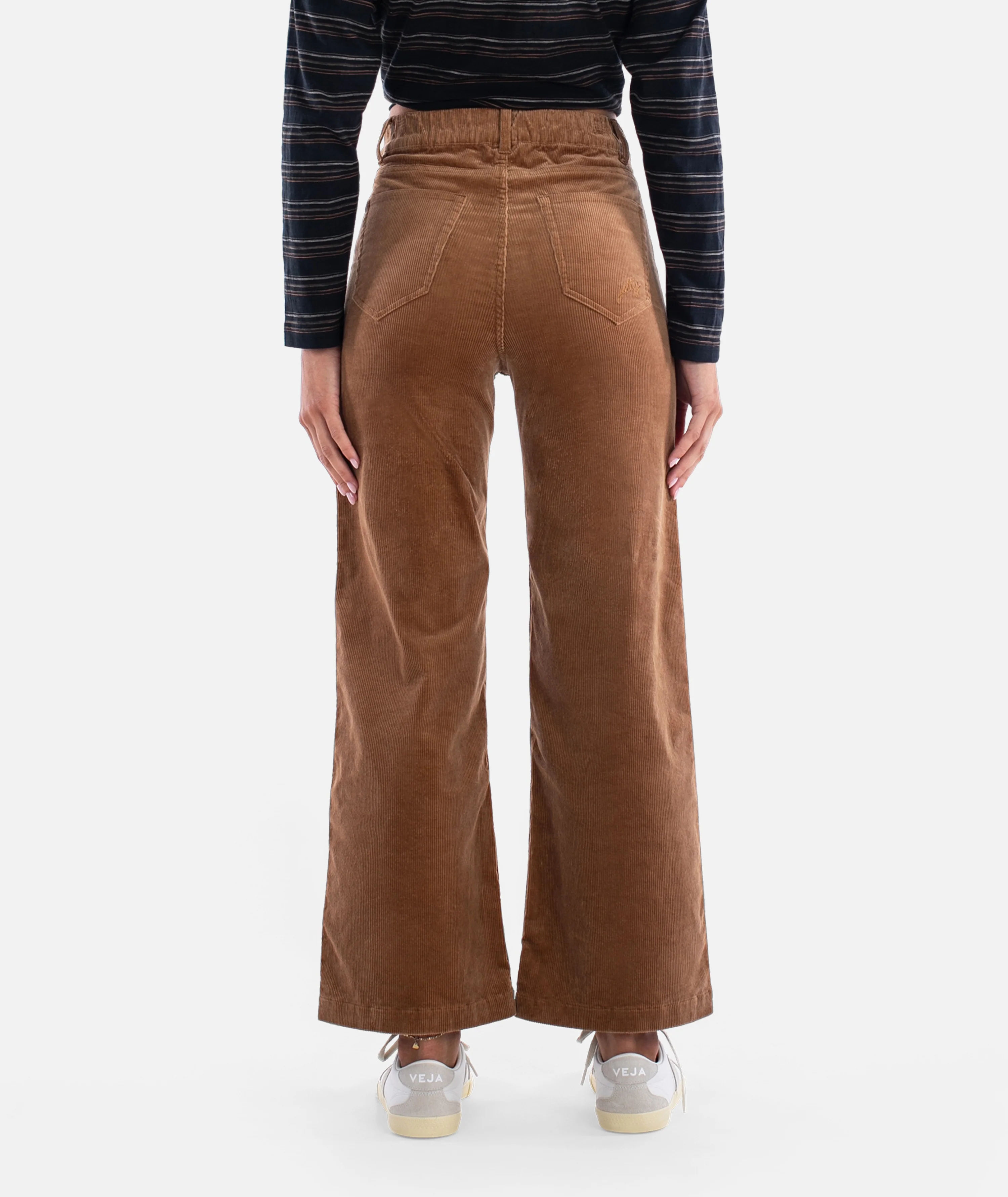 Whaler Corduroy Wide Leg Pants - Camel - Image 4