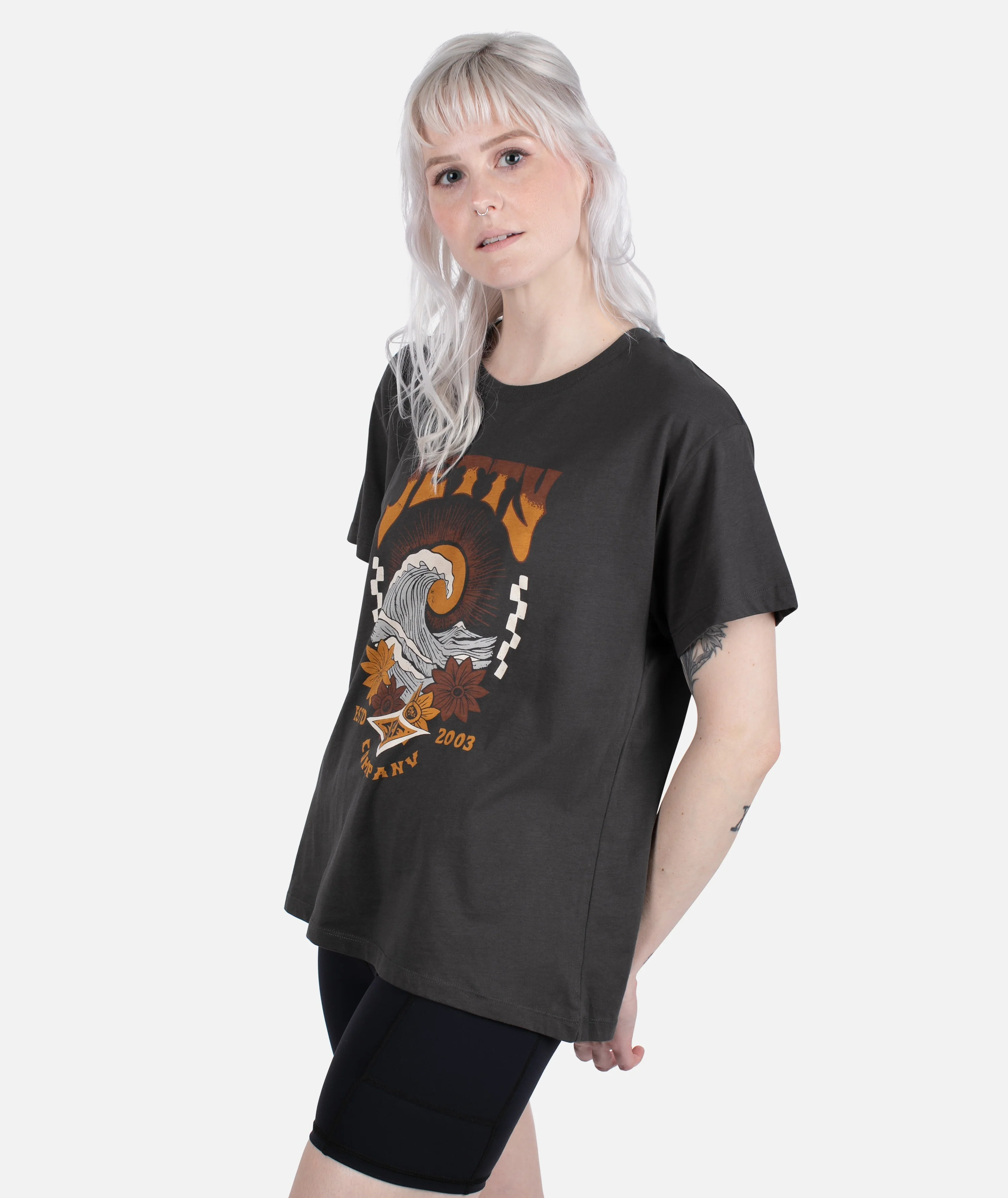 Whitecap Tee - Black - Image 2
