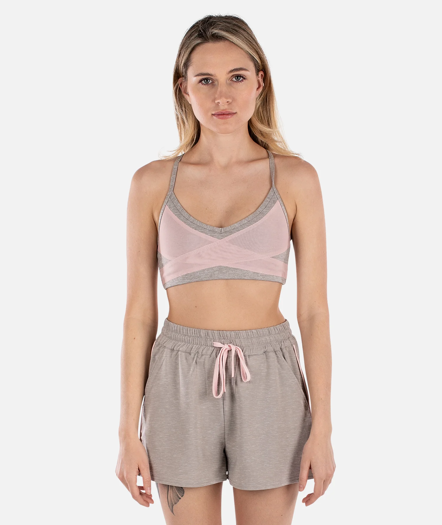 Willow Active Bra - Warm Grey