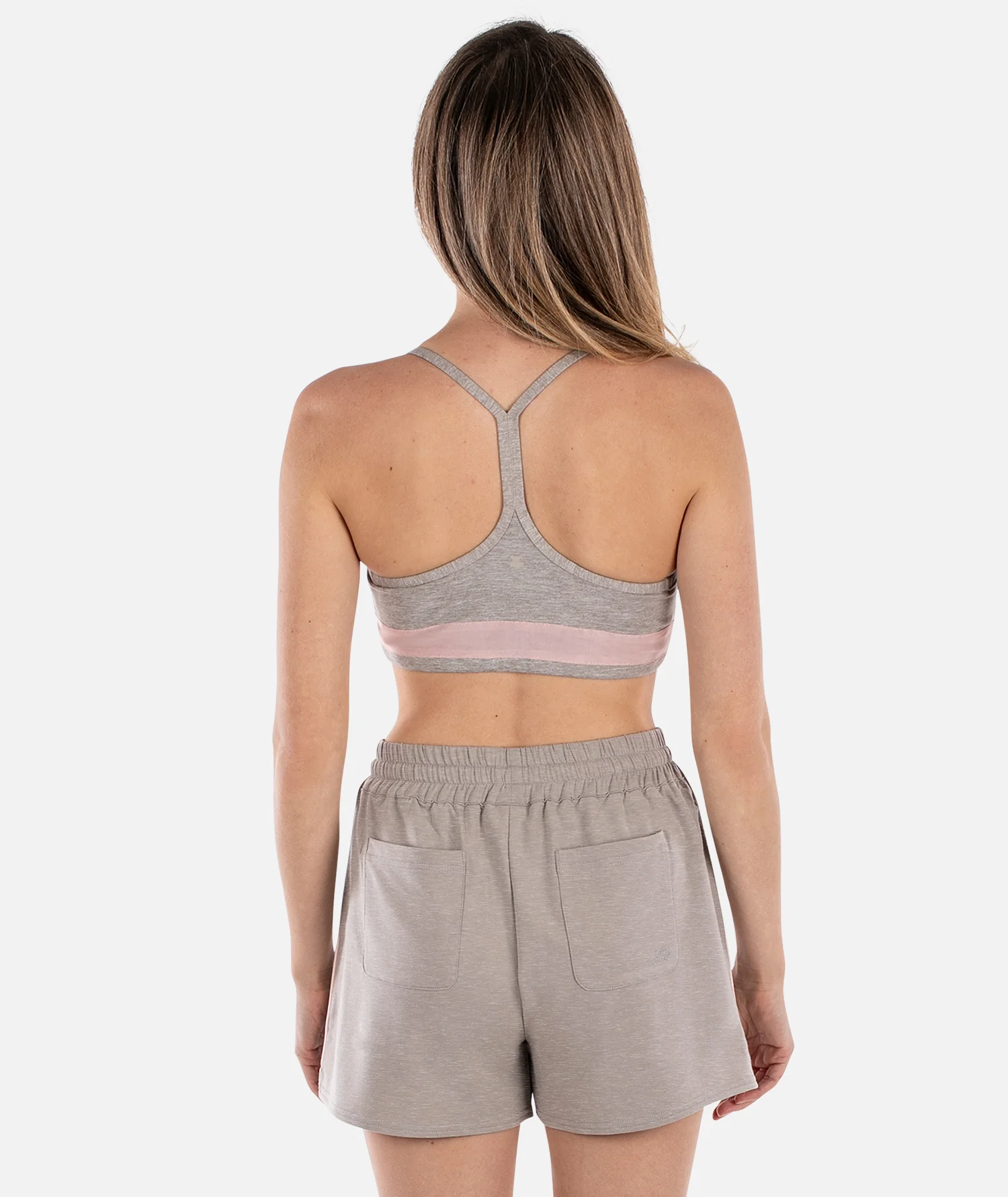 Willow Active Bra - Warm Grey - Image 2