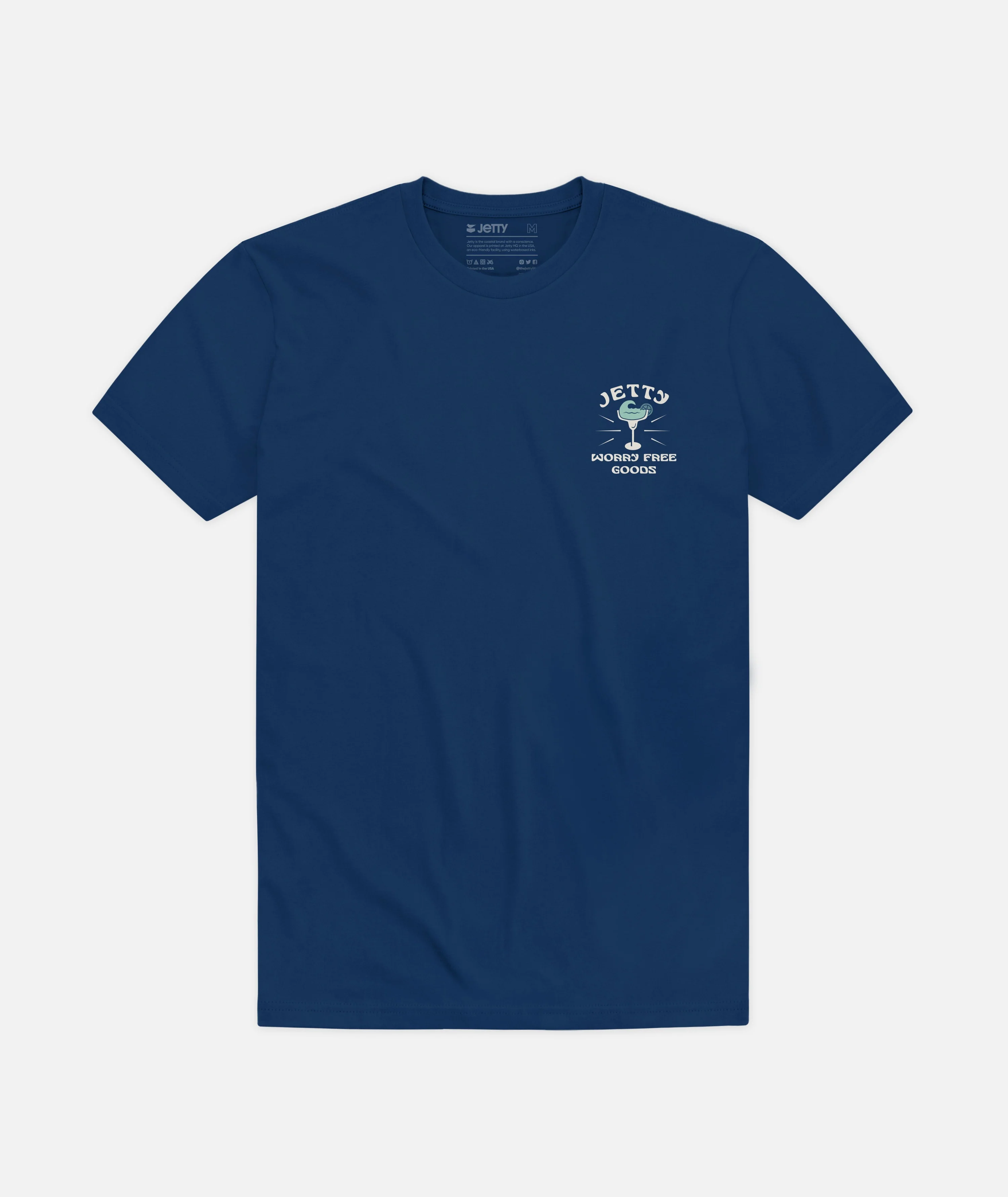 Worry Free Tee - Blue - Image 2